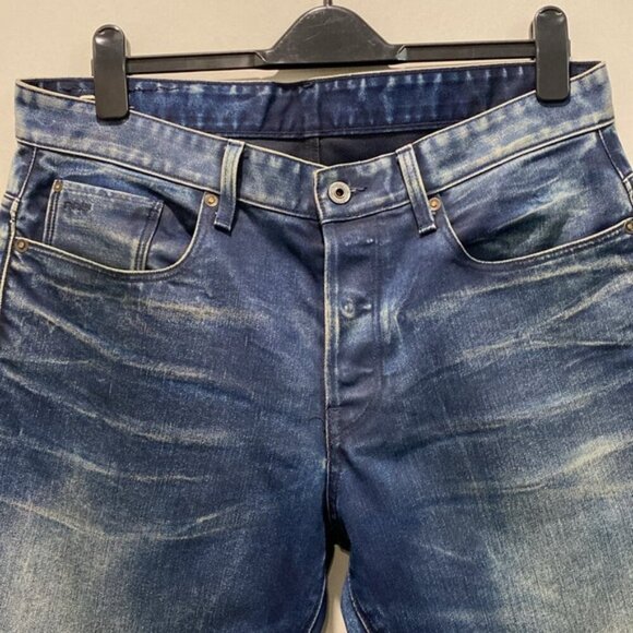 G-Star Raw 3301 Tapered Jeans Size 34 - Picture 3 of 15